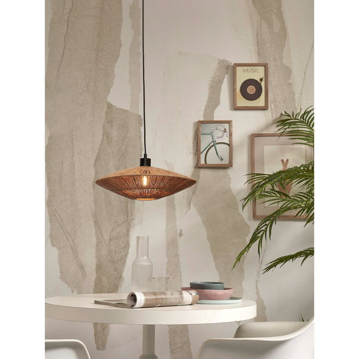 GOOD&MOJO Hanglamp Iguazu - Jute - Ø40x12cm