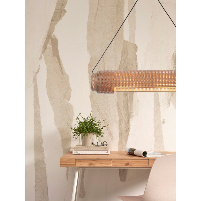 GOOD&MOJO Hanglamp Bhutan - Bamboe - 85x15x15cm