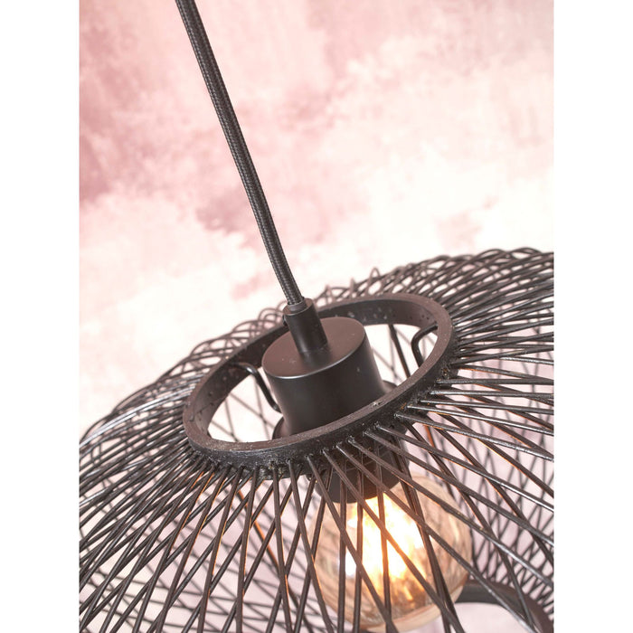 GOOD&MOJO Hanglamp Cango - Bamboe Zwart - Ø40cm