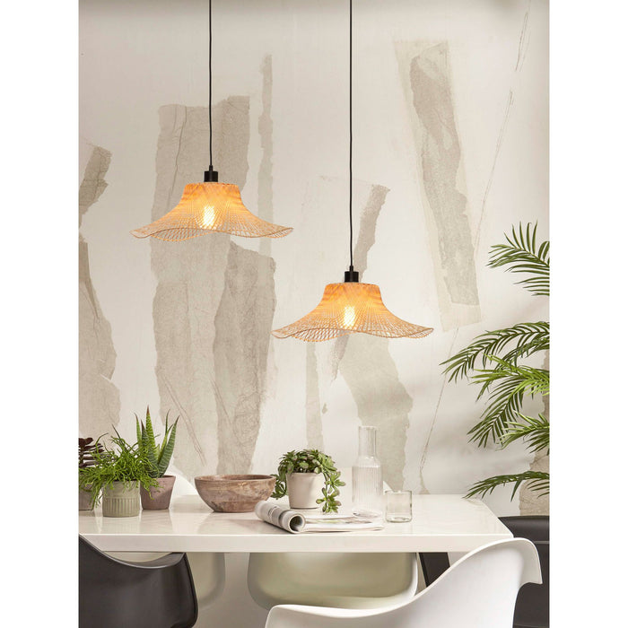 GOOD&MOJO Hanglamp Ibiza - Bamboe - 50x50x15cm