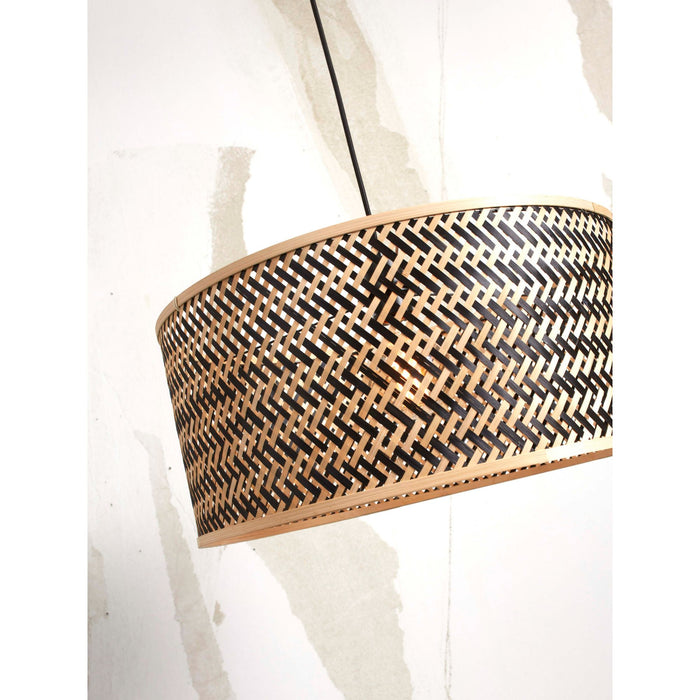 GOOD&MOJO Hanglamp Java - Bamboe|Zwart - Ø50cm