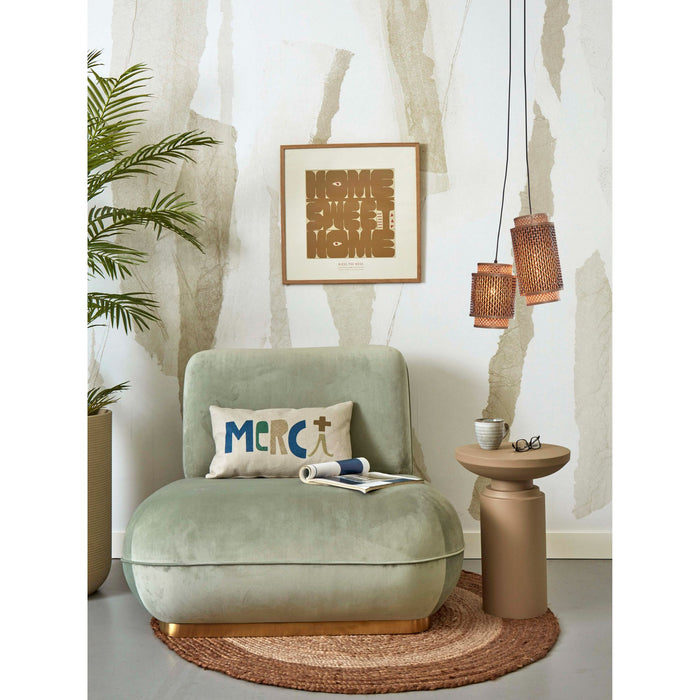 GOOD&MOJO Hanglamp Bhutan - Bamboe|Zwart - 2L