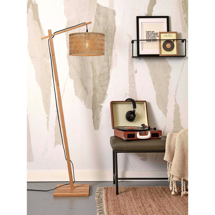 GOOD&MOJO Vloerlamp Java - Bamboe - 58x32x150cm