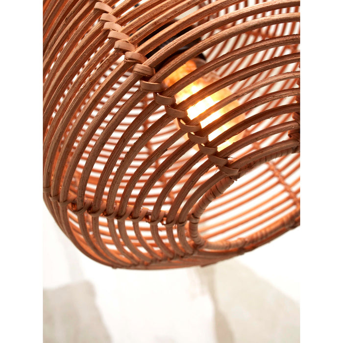 GOOD&MOJO Vloerlamp Tanami - Bamboe|Rotan - 55x30x150cm
