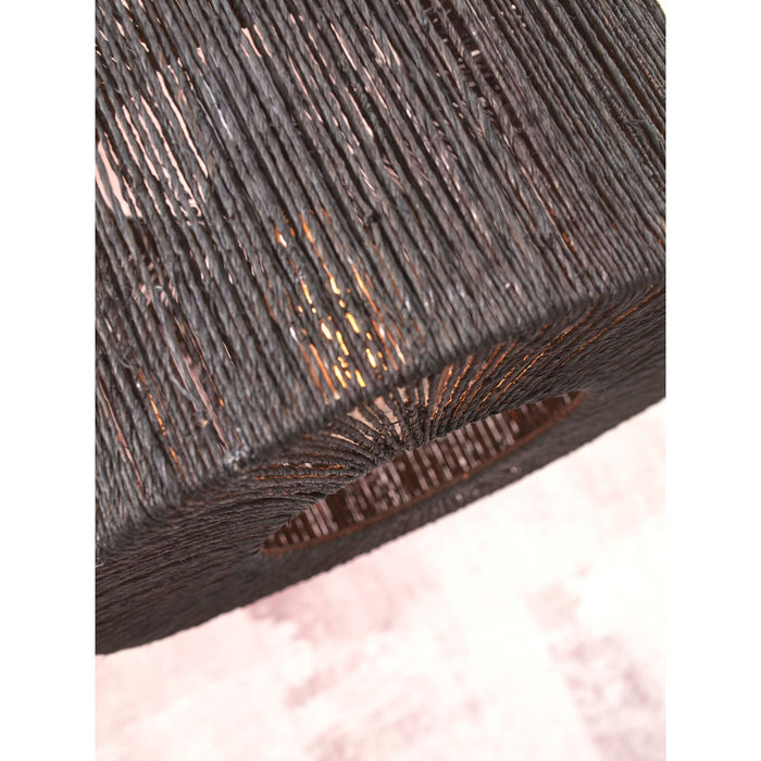 GOOD&MOJO Vloerlamp Iguazu - Bamboe|Jute Zwart - 57x31x150cm