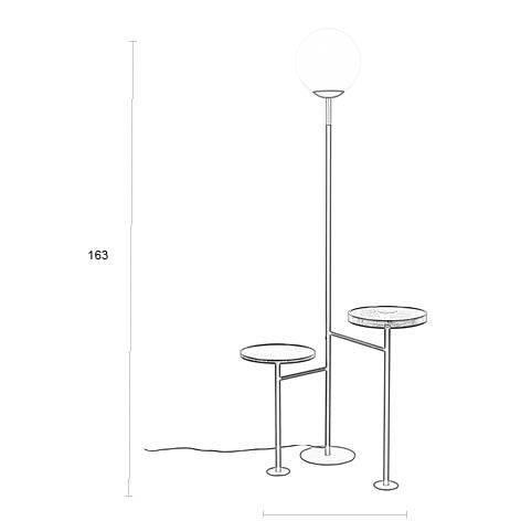 Zuiver Orion Vloerlamp + Oplader