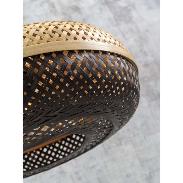 GOOD&MOJO Vloerlamp Palawan - Bamboe|Zwart - 68x40x176cm