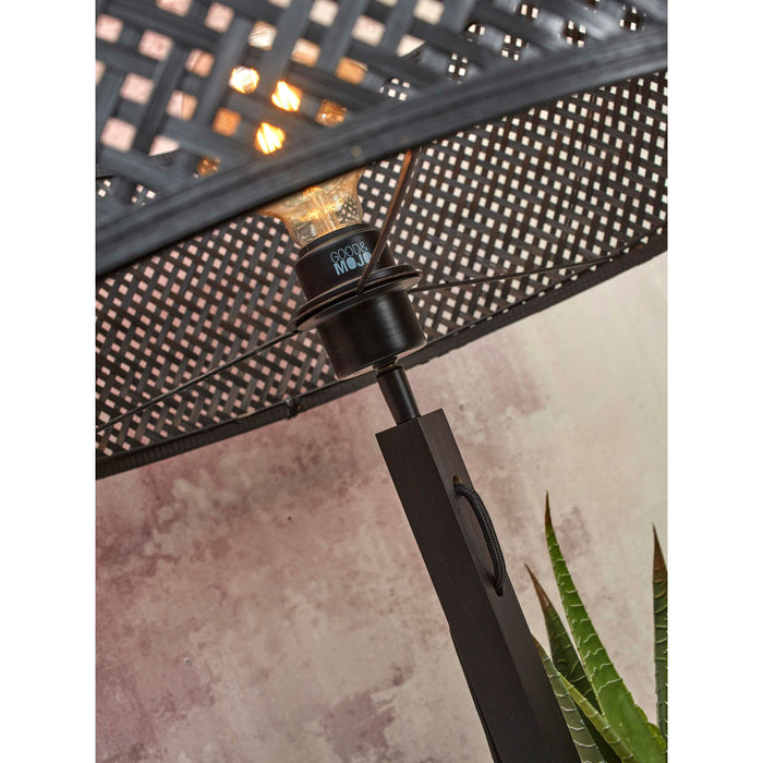 GOOD&MOJO Vloerlamp Java - Bamboe Zwart - Ø50x158cm