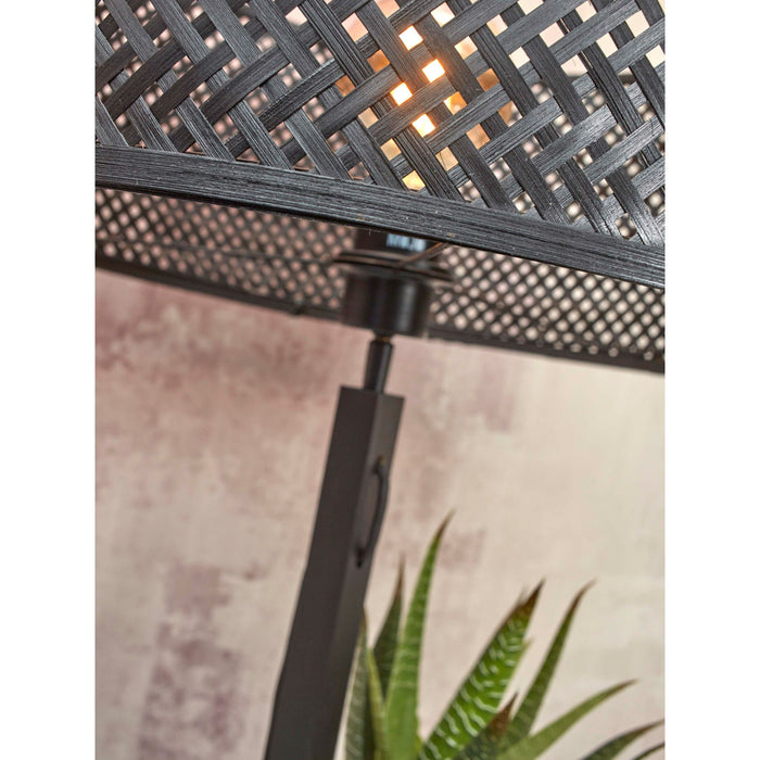 GOOD&MOJO Vloerlamp Java - Bamboe Zwart - Ø50x158cm