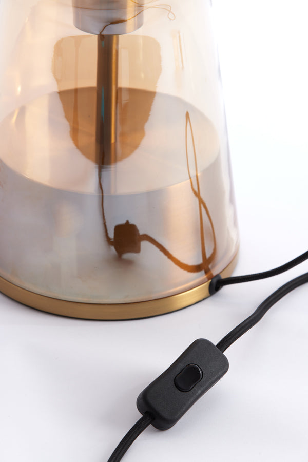 Light & Living - Tafellamp TONGA - Ø17x45.5cm - Oranje