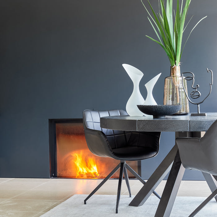 Light & Living Light&living Vaas Ø20x42 cm HERLEY glas mat wit