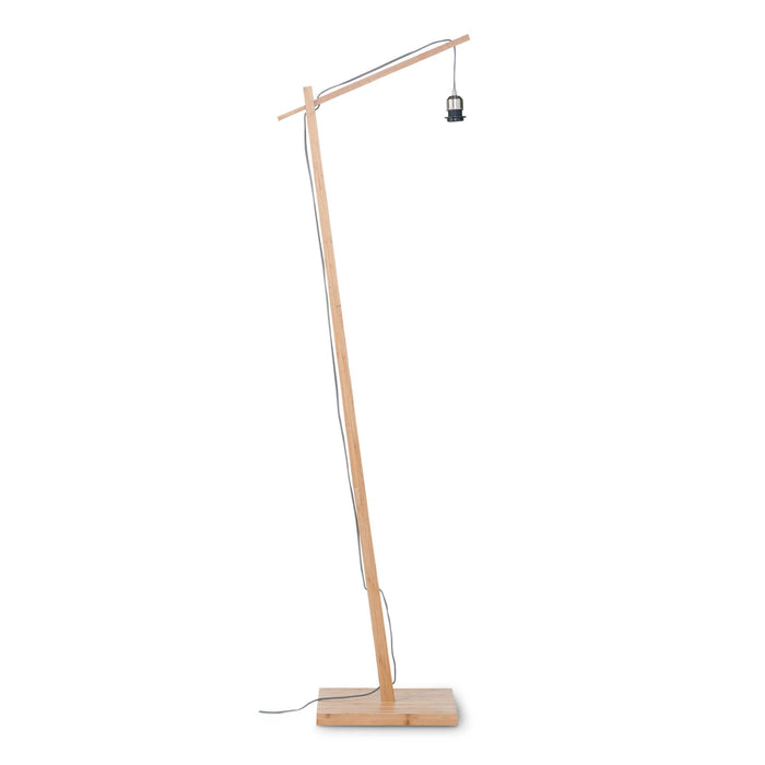 GOOD&MOJO Vloerlamp Madeira - Bamboe|Rotan - 74x48x176cm