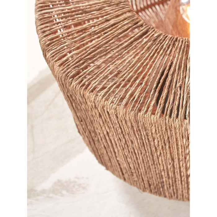 GOOD&MOJO Tafellamp Iguazu - Jute|Bamboe - Ø30x37cm