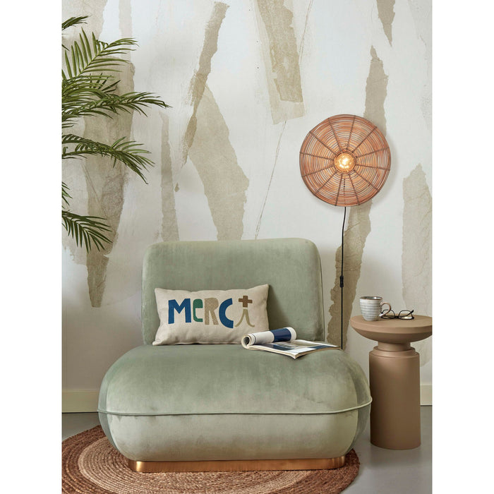 GOOD&MOJO Wandlamp Tanami - Rotan - Ø40cm