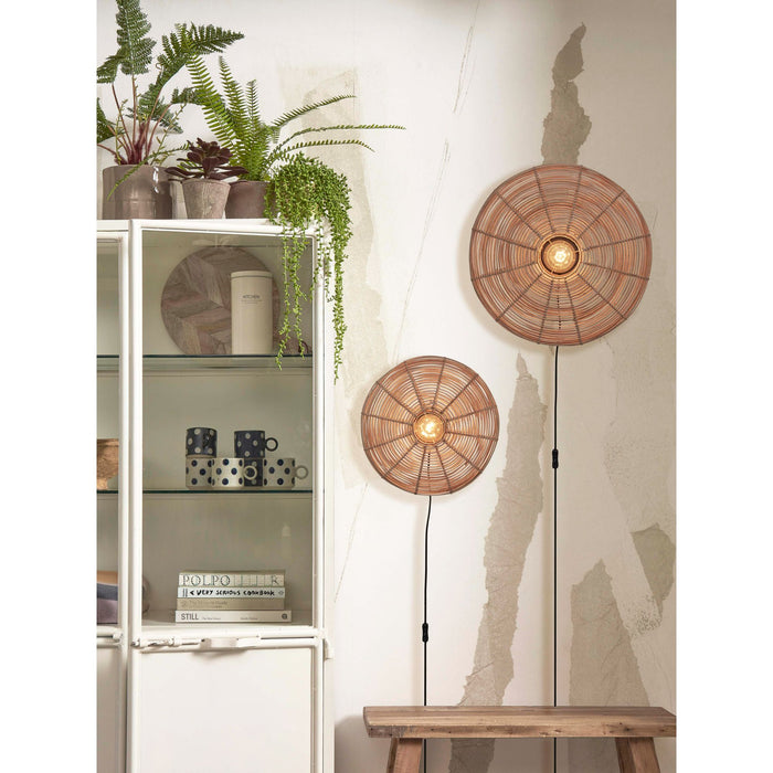 GOOD&MOJO Wandlamp Tanami - Rotan - Ø40cm
