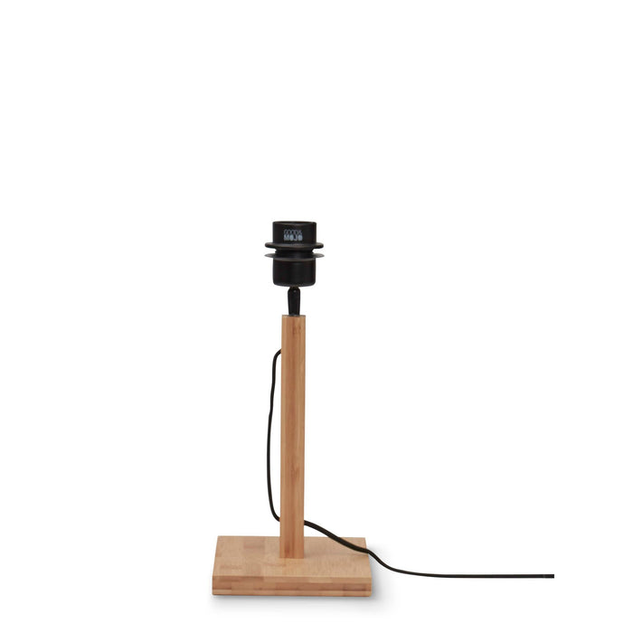 GOOD&MOJO Tafellamp Java - Bamboe|Zwart - Ø32x38cm