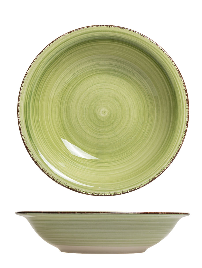 Studio Tavola Diepe Borden Summer Green ø 21 cm - 6 Stuks