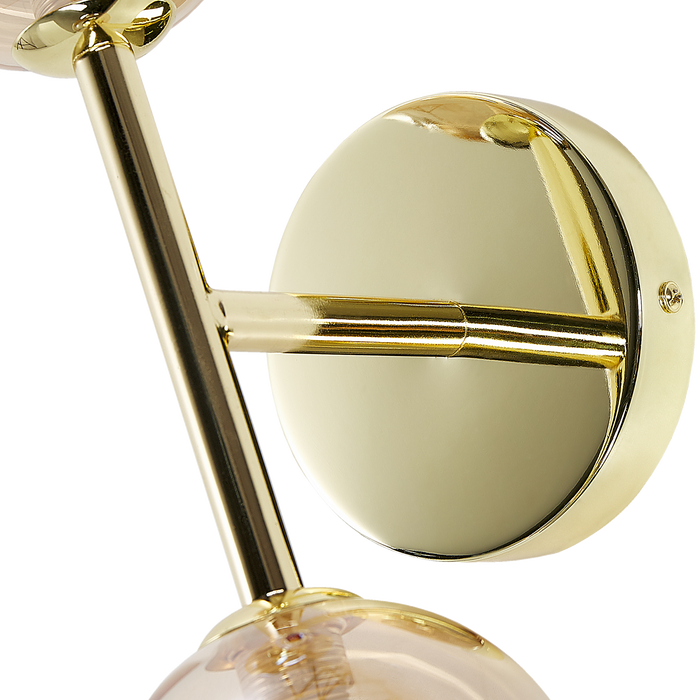 Beliani - RAMIS - Wandlamp set van 2 - Goud - Staal