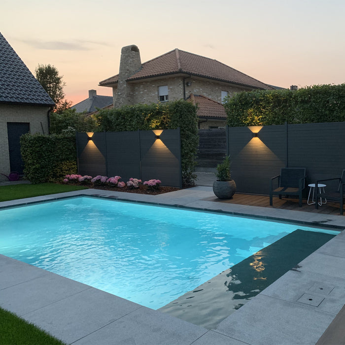 HOFTRONIC Kansas LED Wandlamp dubbelzijdig IP65 Binnen en buiten