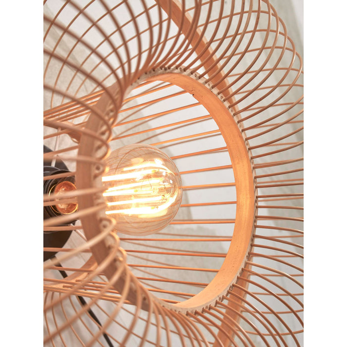 GOOD&MOJO Wandlamp Hokkaido - Bamboe - Ø38cm