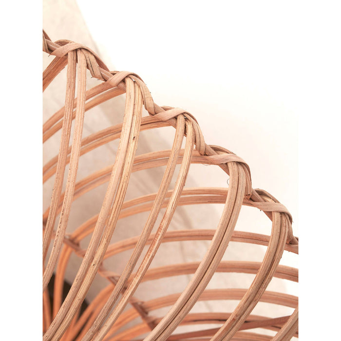 GOOD&MOJO Wandlamp Zanzibar - Rotan - Ø40cm