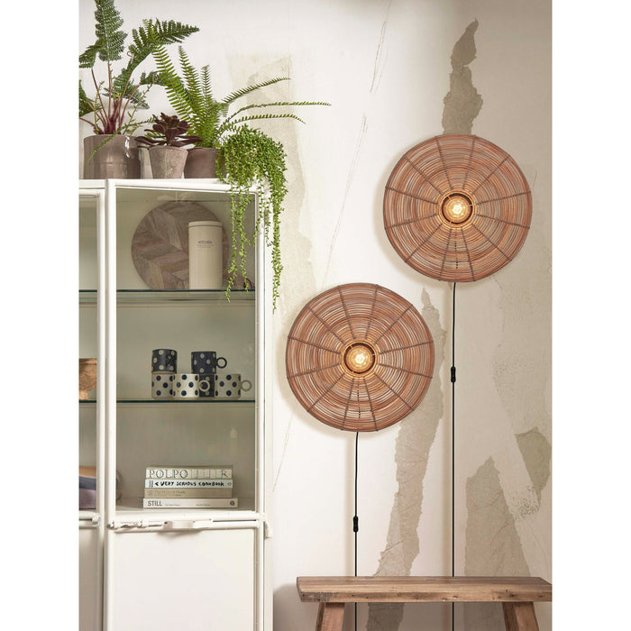 GOOD&MOJO Wandlamp Tanami - Rotan - Ø55cm