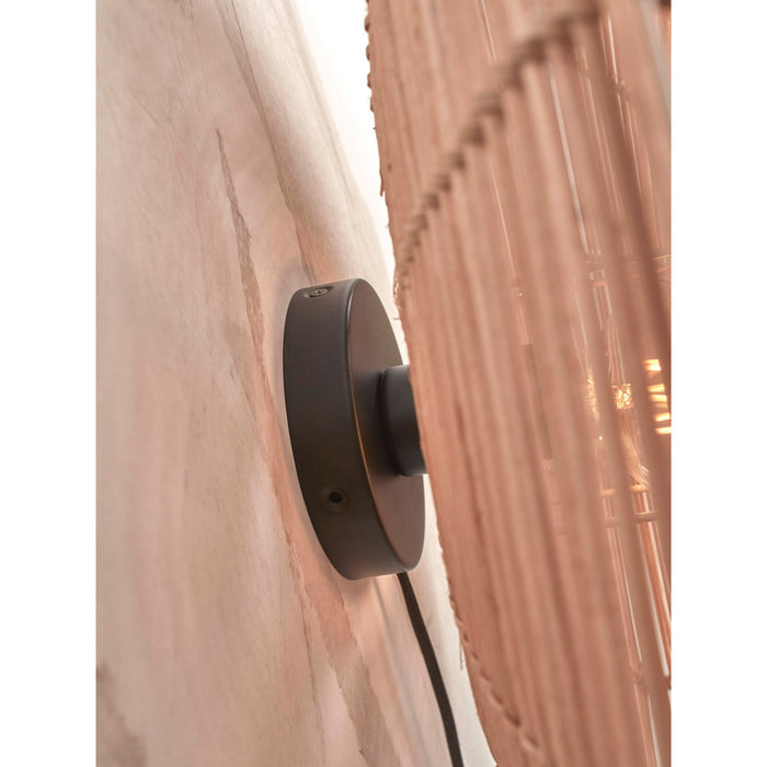 GOOD&MOJO Wandlamp Tanami - Rotan - Ø55cm