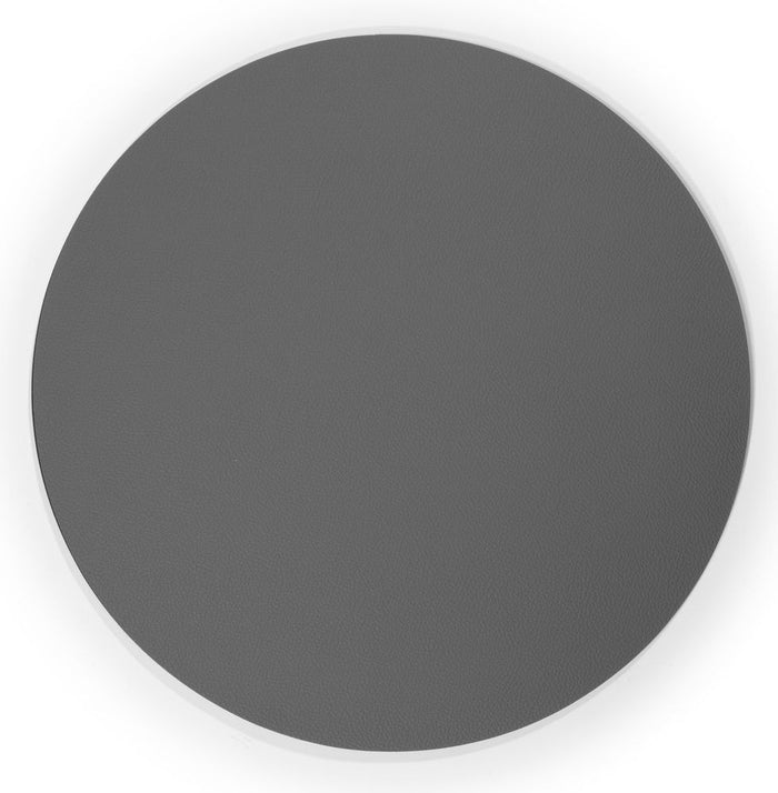 Jay Hill Placemat Leer - Grijs | Roze - dubbelzijdig - ø 38 cm