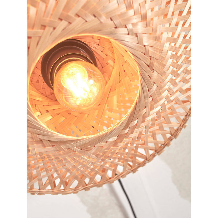 GOOD&MOJO Kalimantan Wandlamp Rond - Ø30cm - Bamboe