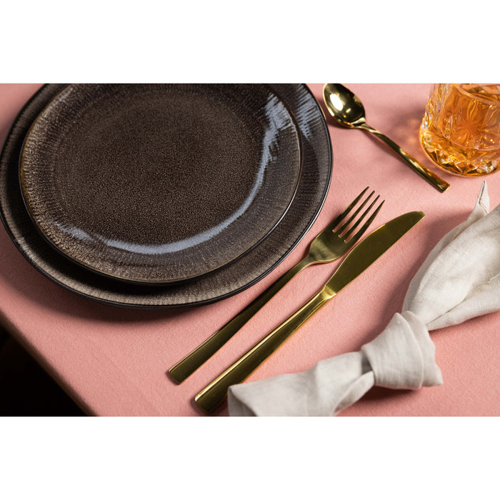 Studio Tavola Ontbijtborden Dark Brown ø 22 cm - 6 Stuks