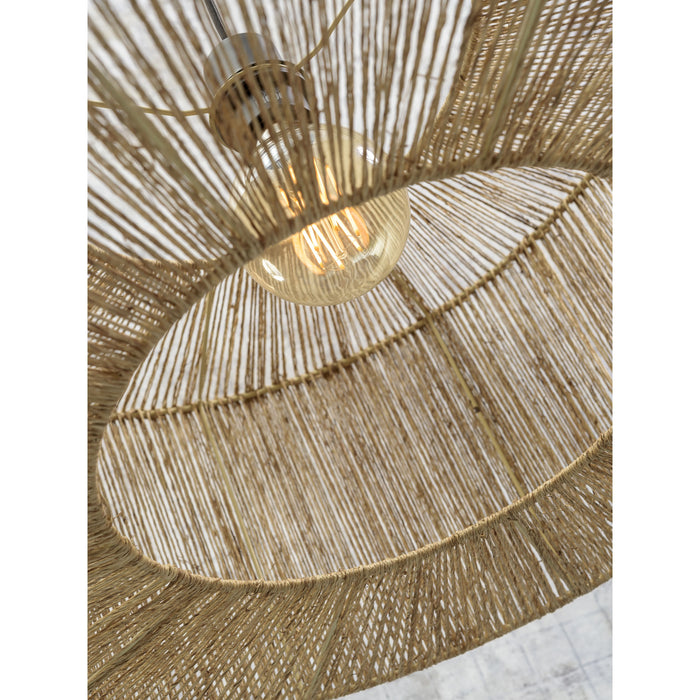 GOOD&MOJO Vloerlamp Iguazu - Bamboe|Jute - 73x50x176cm
