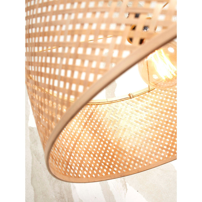 GOOD&MOJO Vloerlamp Java - Bamboe Wit|Naturel - 75x50x176cm