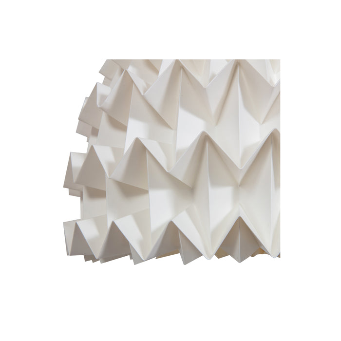 WOOOD Hanglamp Bobbi - Papier - Naturel - 27x26x26