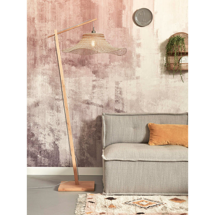 GOOD&MOJO Vloerlamp Ibiza - Bamboe - 83x65x176cm