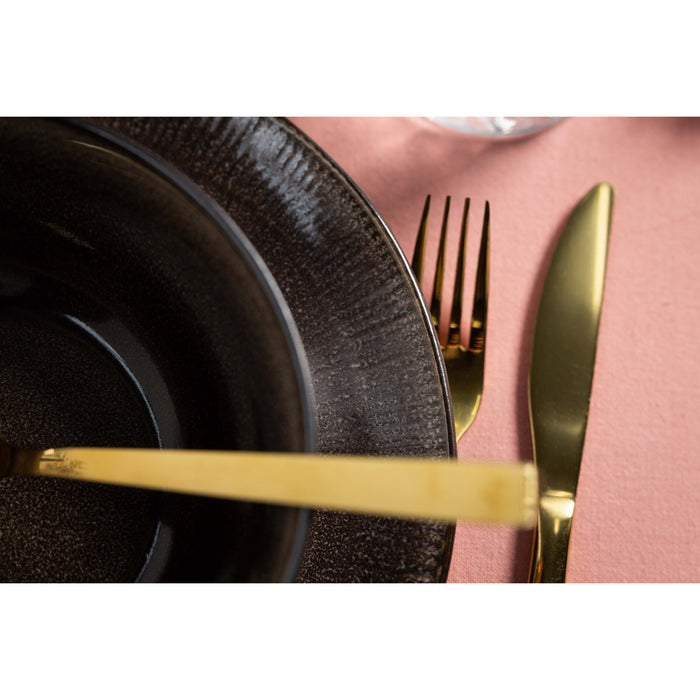 Studio Tavola Dinerborden Dark Brown ø 27 cm - 6 Stuks