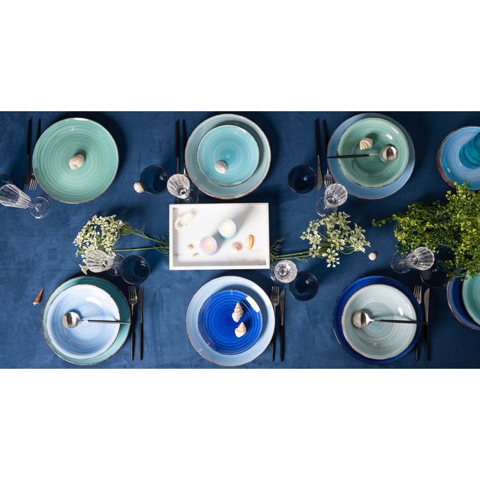 Studio Tavola Dinerborden Ocean Blue ø 26.5 cm - 6 Stuks