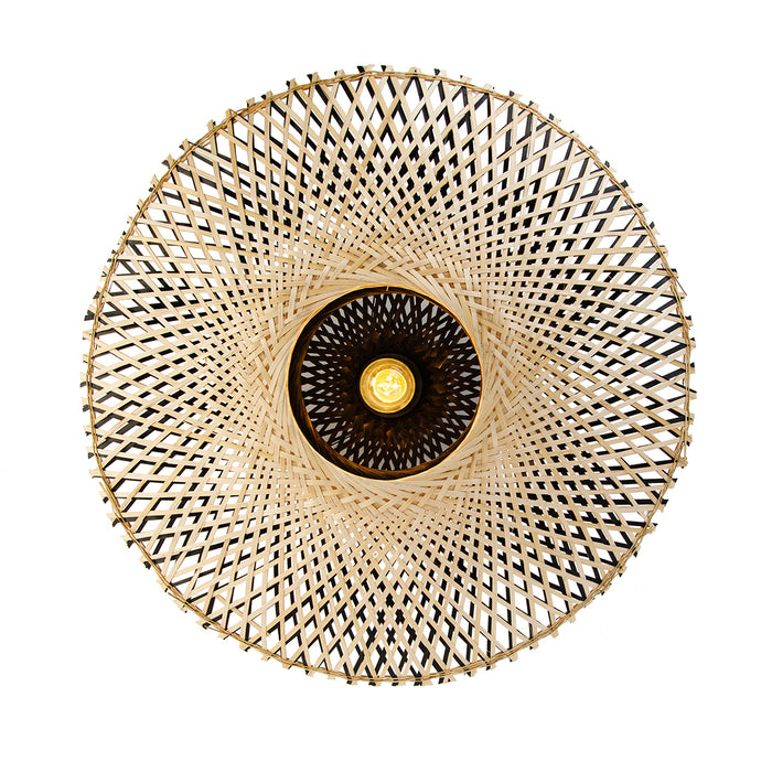 QAZQA Oosterse plafondlamp bamboe 50 cm - Rina