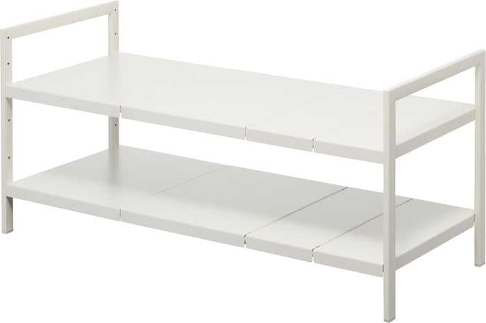 Yamazaki Keukenkast Organizer Uitschuifbaar - 2 niveaus - Tower - Wit