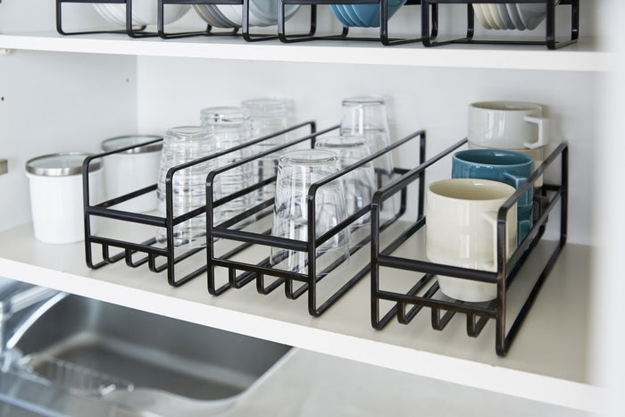 Yamazaki Mokken- & Glazenrek - Tower - Zwart