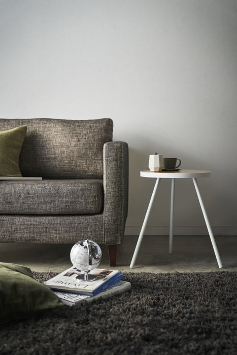 Yamazaki Bijzettafel Rond - Tower - Wit