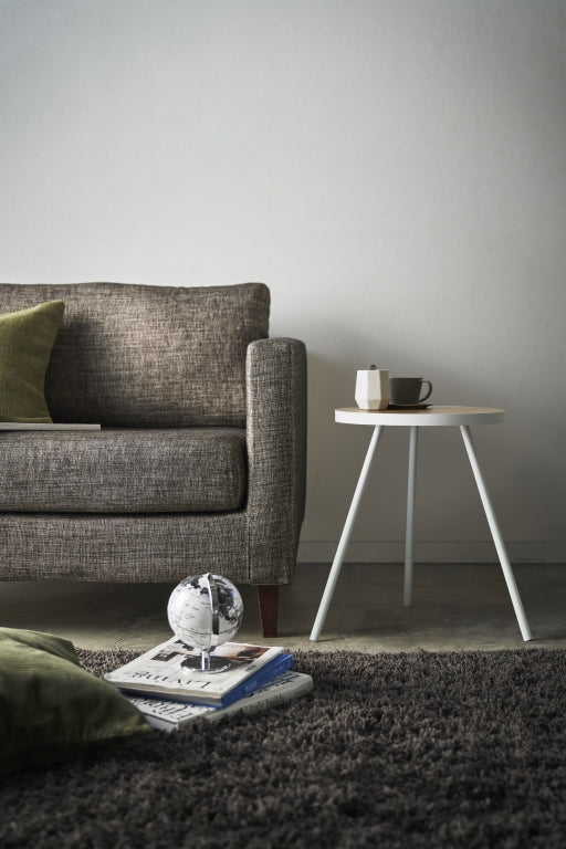 Yamazaki Bijzettafel Rond - Tower - Wit