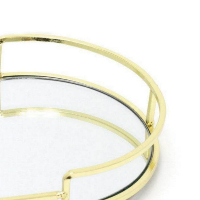 Mirror Tray Glamour - Metalen spiegel dienblad - Goud
