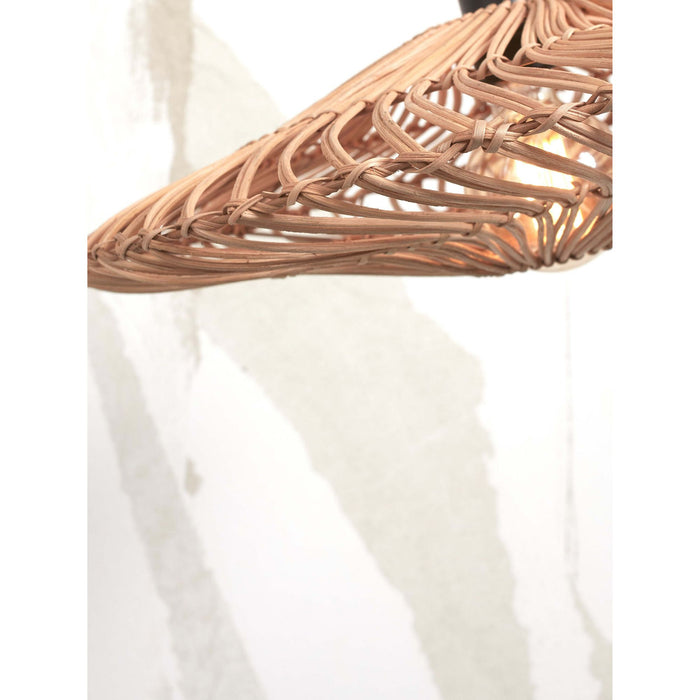 GOOD&MOJO Plafonniere Zanzibar - Rotan - Ø55cm