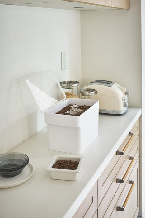 Yamazaki Huisdier Voedselcontainer - Tower - Wit