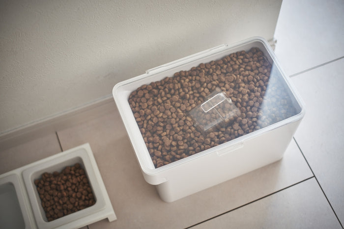 Yamazaki Huisdier Voedselcontainer - Tower - Wit