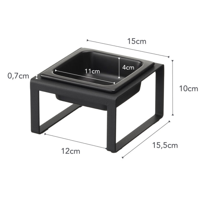 Yamazaki Voerbak Kat | Hond - Enkel - Tower - Wit