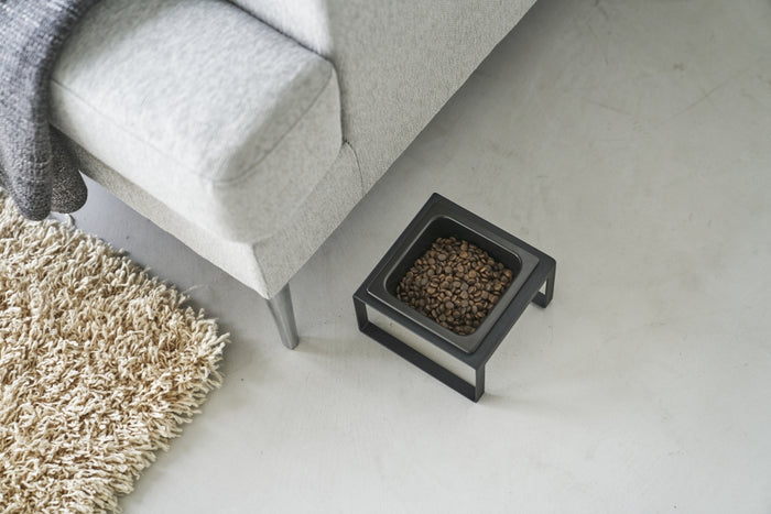 Yamazaki Voerbak Kat | Hond - Enkel - Tower - Wit