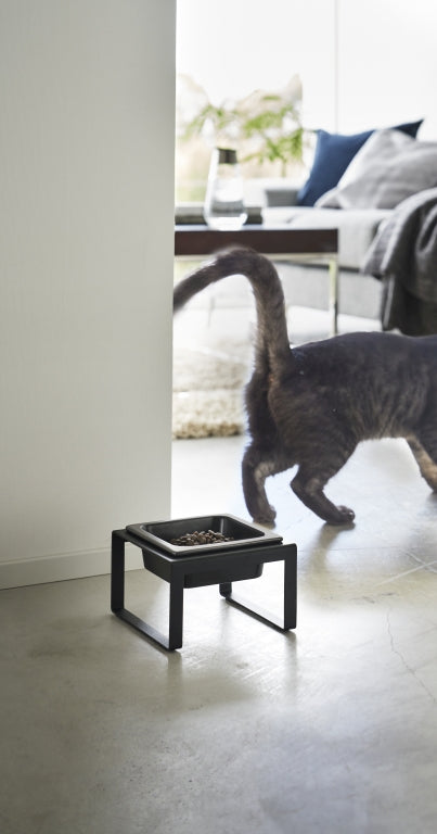 Yamazaki Voerbak Kat | Hond - Enkel - Tower - Wit