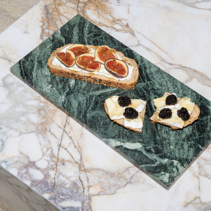 STONED Groen Marmer Serveerplank M 20 x 40 cm