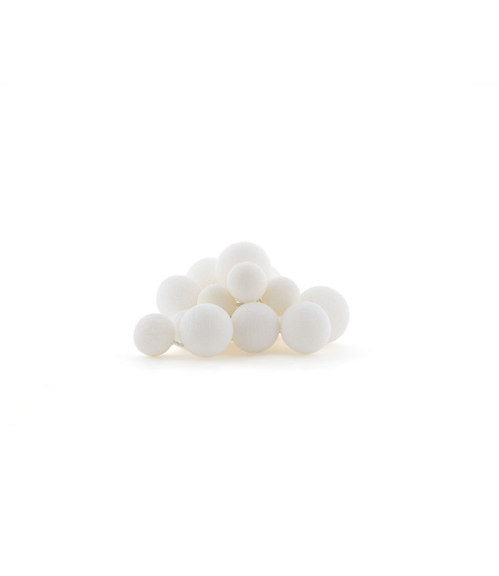 Cotton Ball Lights Premium lichtslinger wit - Pure White 35 lampjes